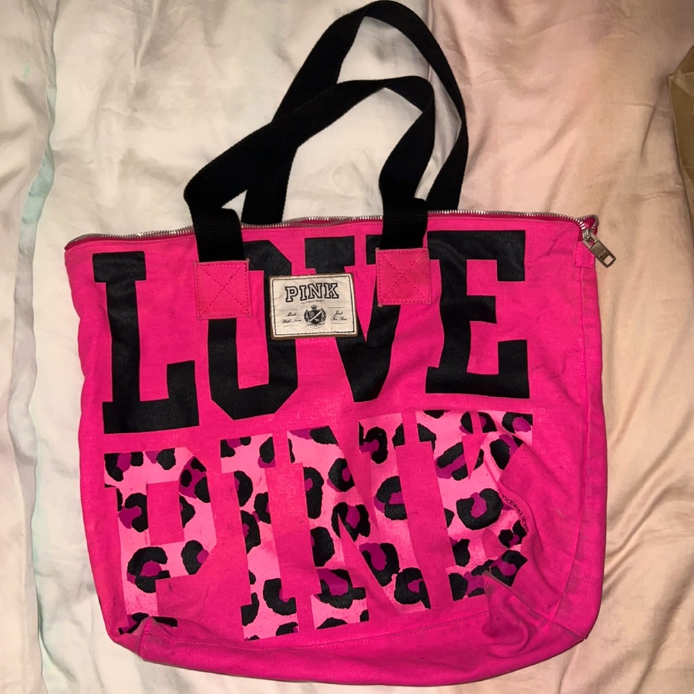 VINTAGE VICTORIA’S SECRET PINK TOTE BAG